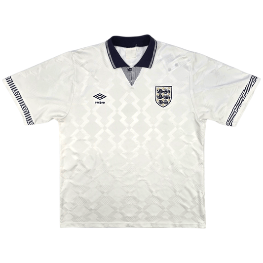 1990/92 England Home Football Shirt (XL) Umbro