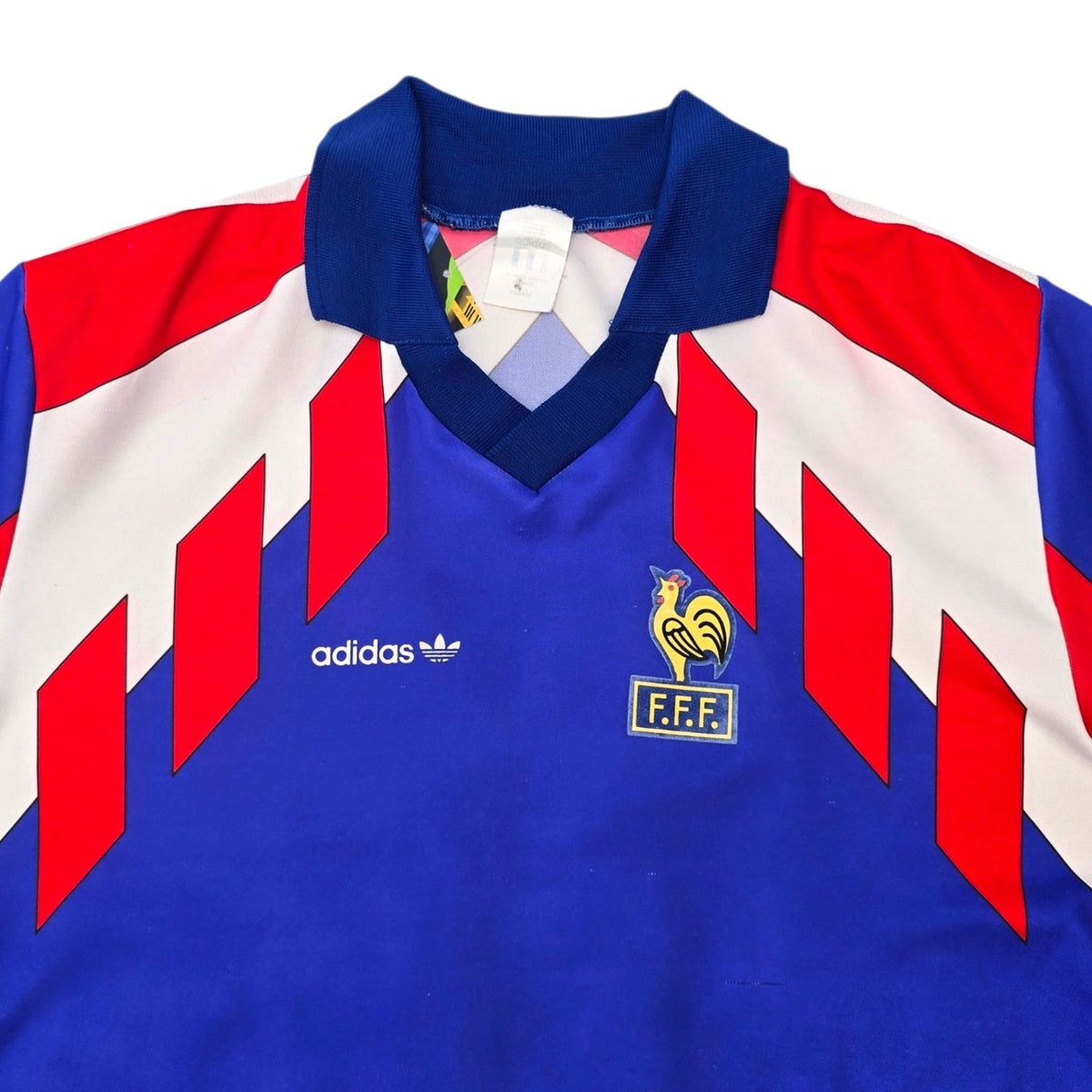 1990/92 France Home Football Shirt (XL) Adidas #11