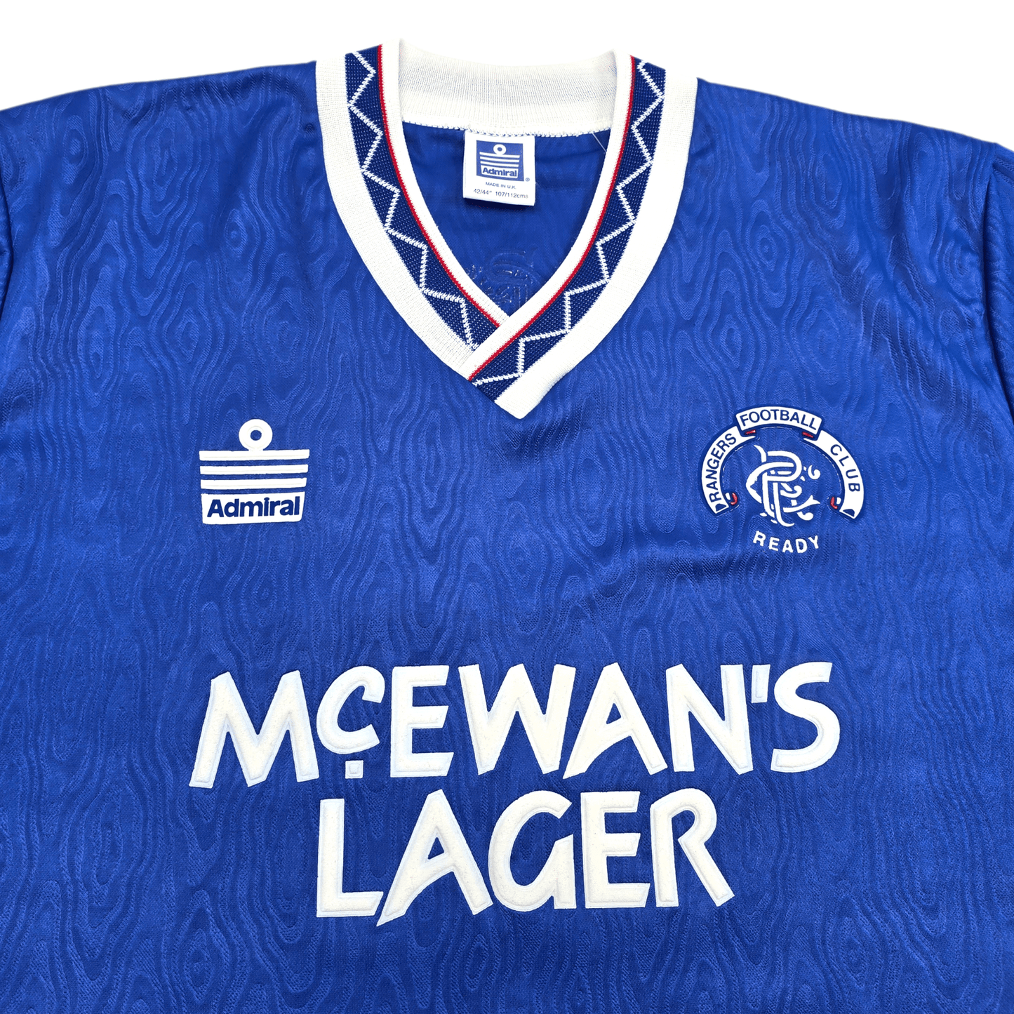1990/92 Glasgow Rangers Home Football Shirt (L) Admiral