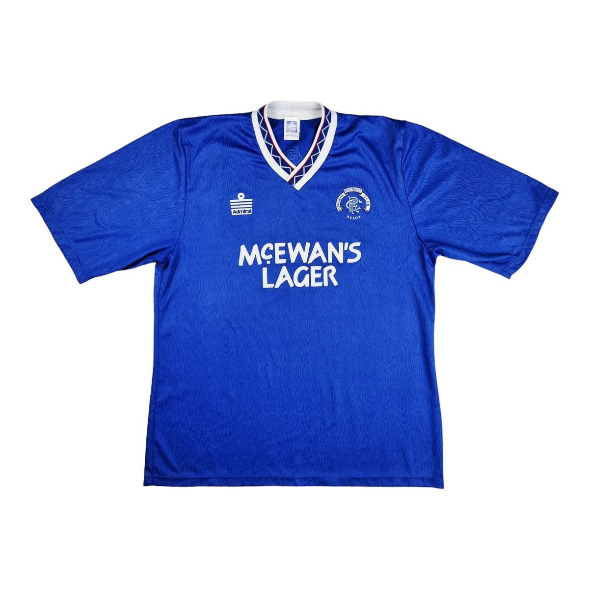 1990/92 Glasgow Rangers Home Football Shirt (XL) Admiral