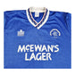 1990/92 Glasgow Rangers Home Football Shirt (XL) Admiral