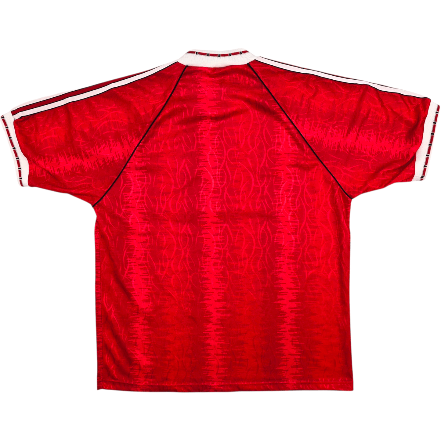 1990/92 Manchester United Home Football Shirt (L) Adidas