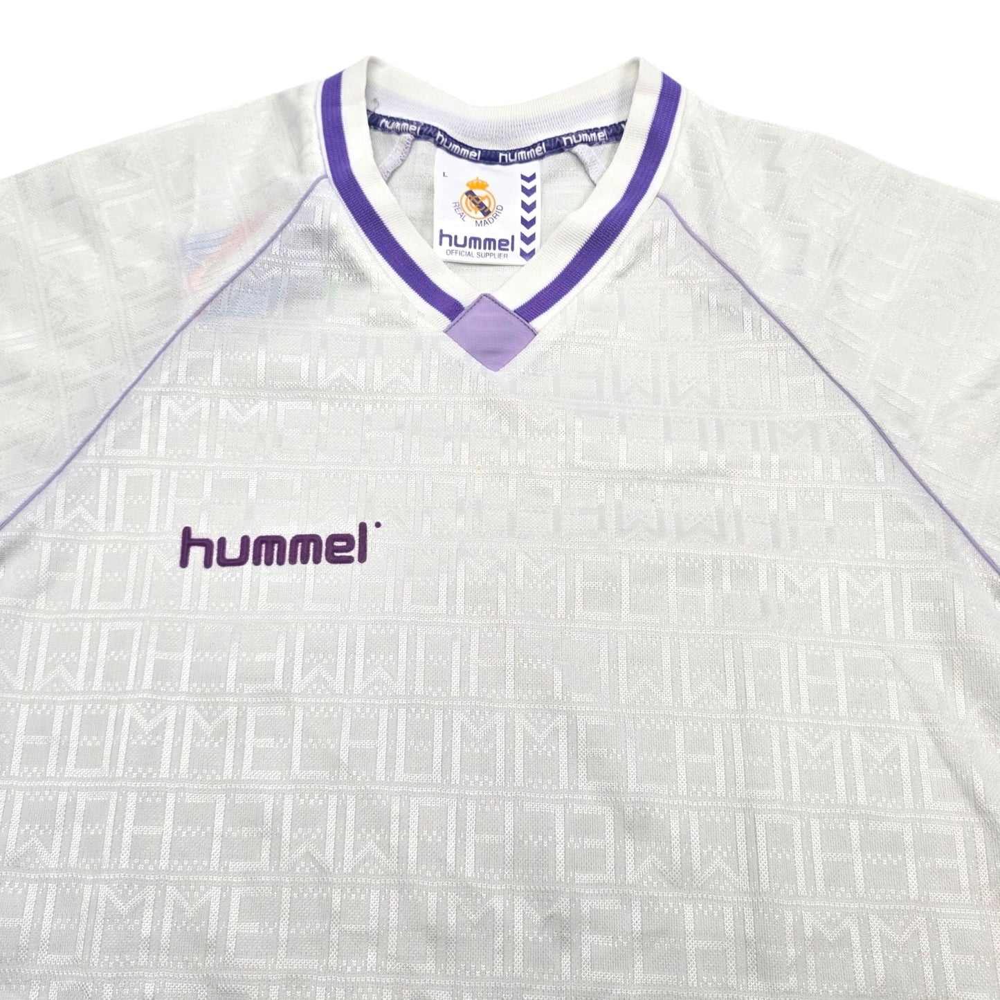 1990/92 Real Madrid Home Football Shirt (L) Hummel
