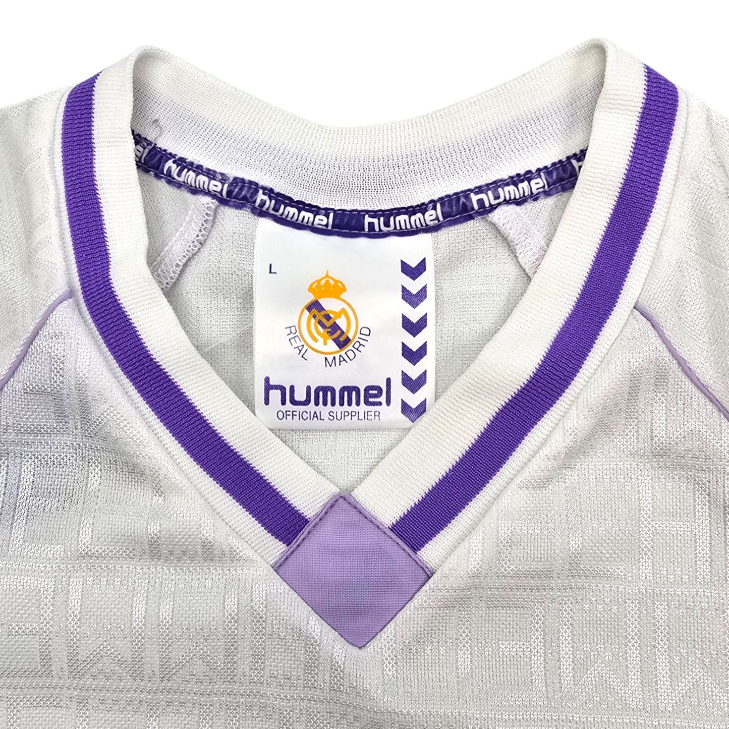 1990/92 Real Madrid Home Football Shirt (L) Hummel