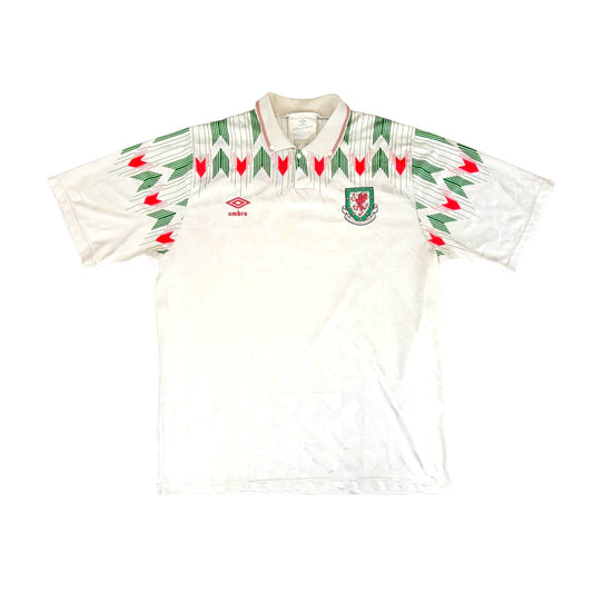 1990/93 Wales Away Football Shirt (XL) Umbro