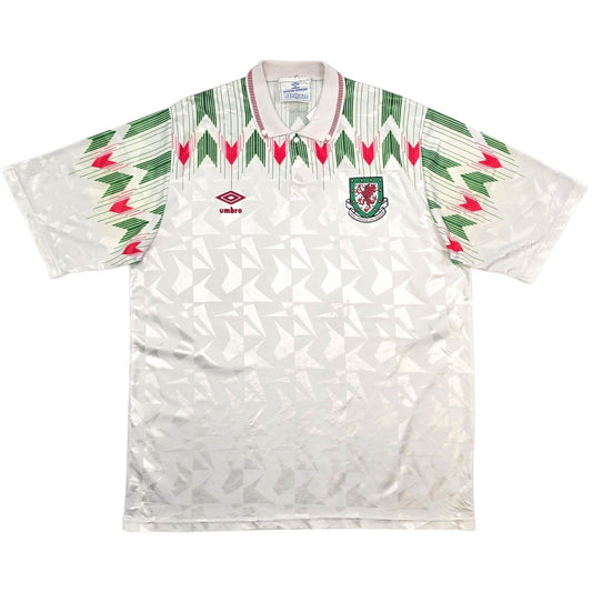 1990/93 Wales Away Football Shirt (XL) Umbro