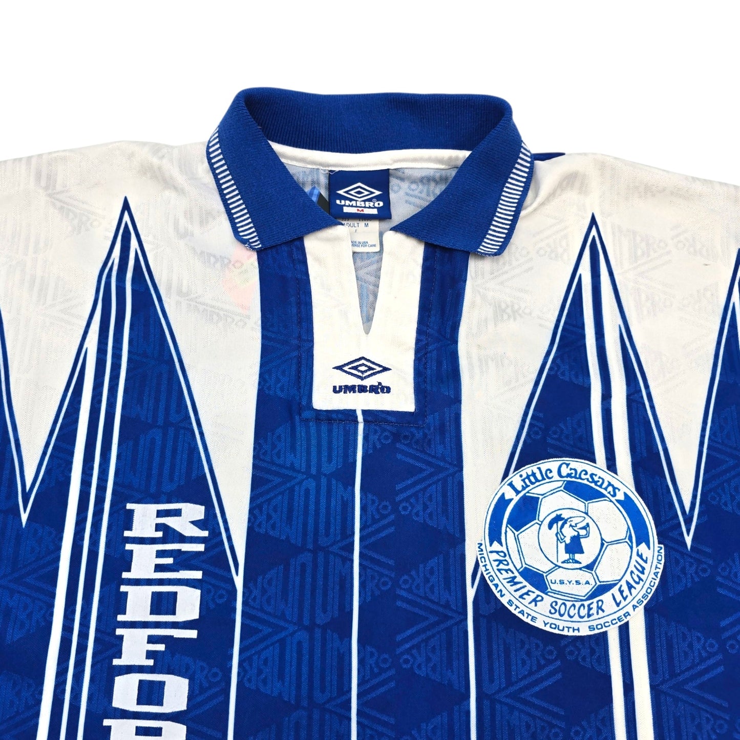 1990s Redford Home Football Shirt (M) Umbro #19 (Little Caesers)