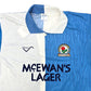 1991/92 Blackburn Rovers Home Football Shirt (L) Ribero