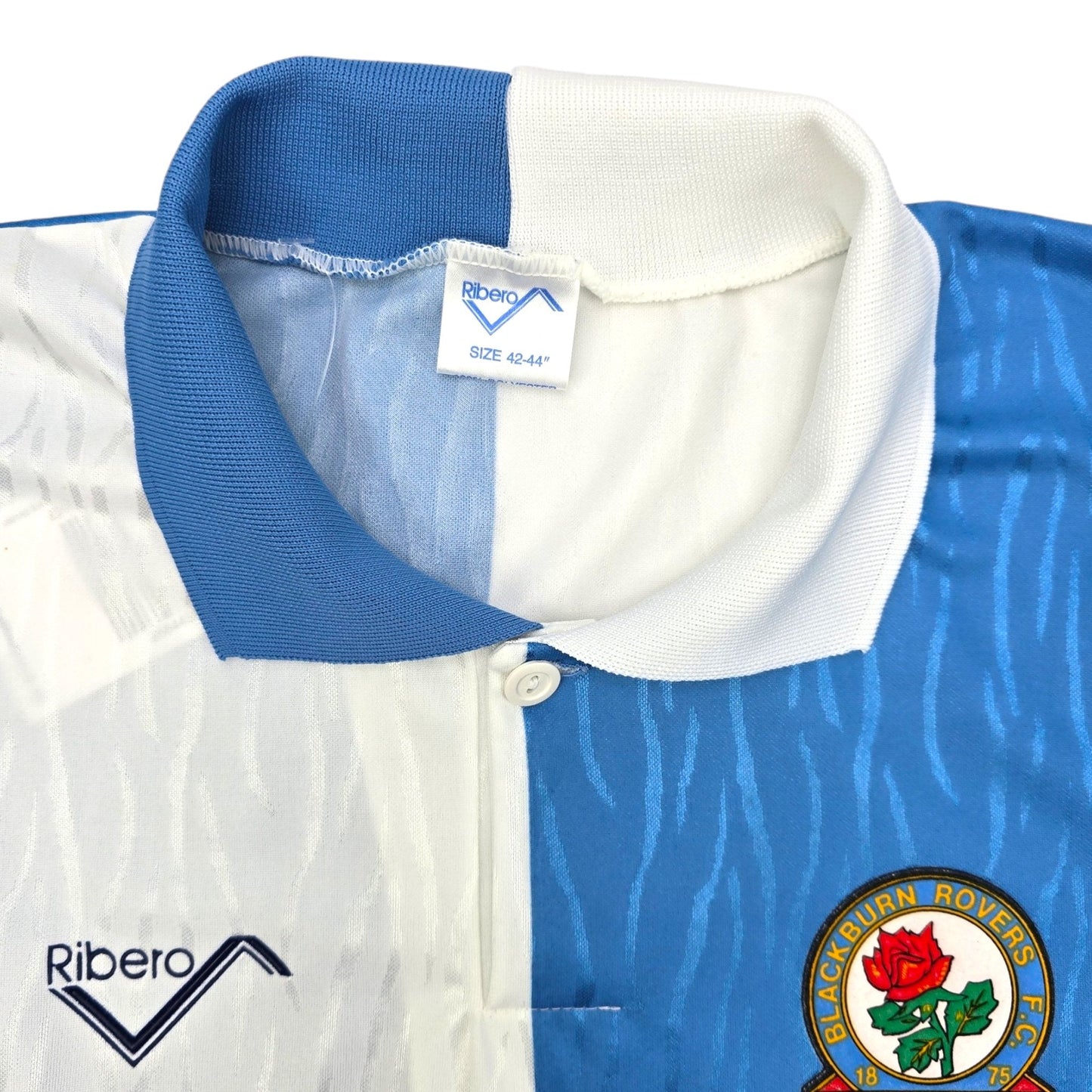 1991/92 Blackburn Rovers Home Football Shirt (L) Ribero