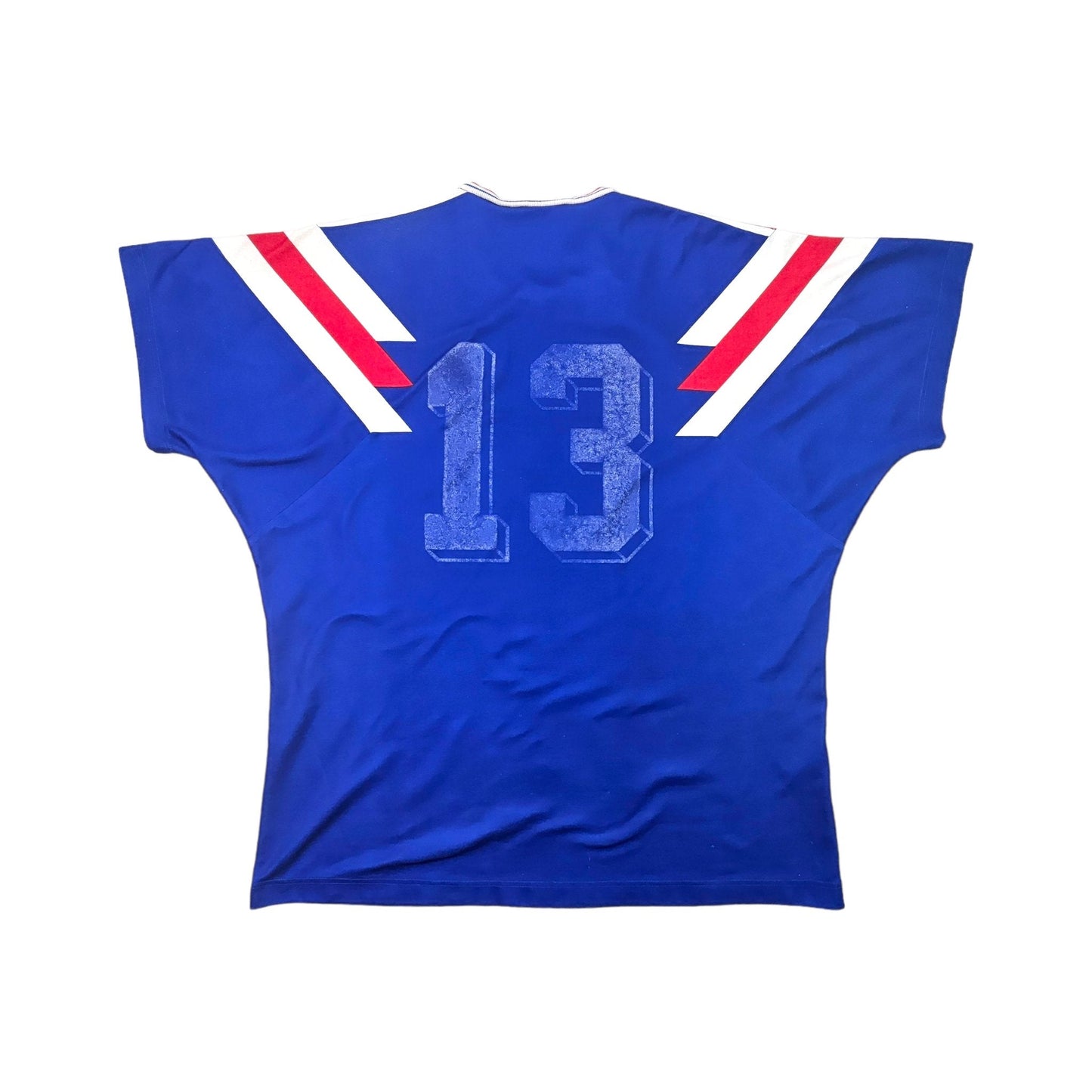 1991/92 France Home Football Shirt (2XL) Adidas #13 *Match Worn U21*