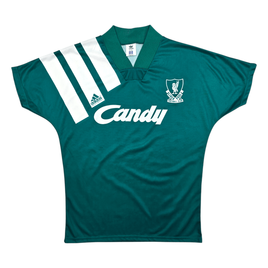 1991/92 Liverpool Away Football Shirt (S) Adidas