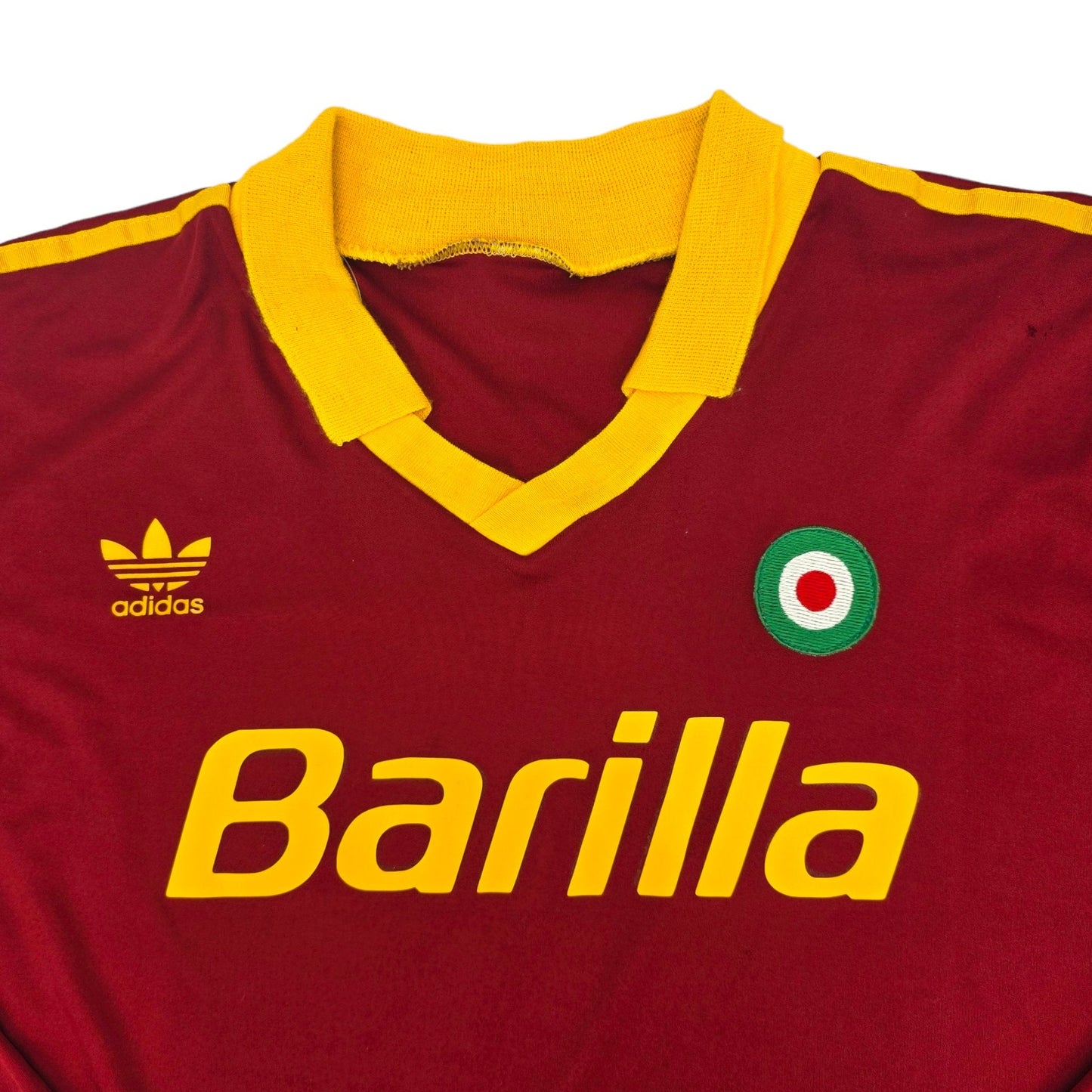 1991/92 Roma Home Football Shirt (XL) Adidas