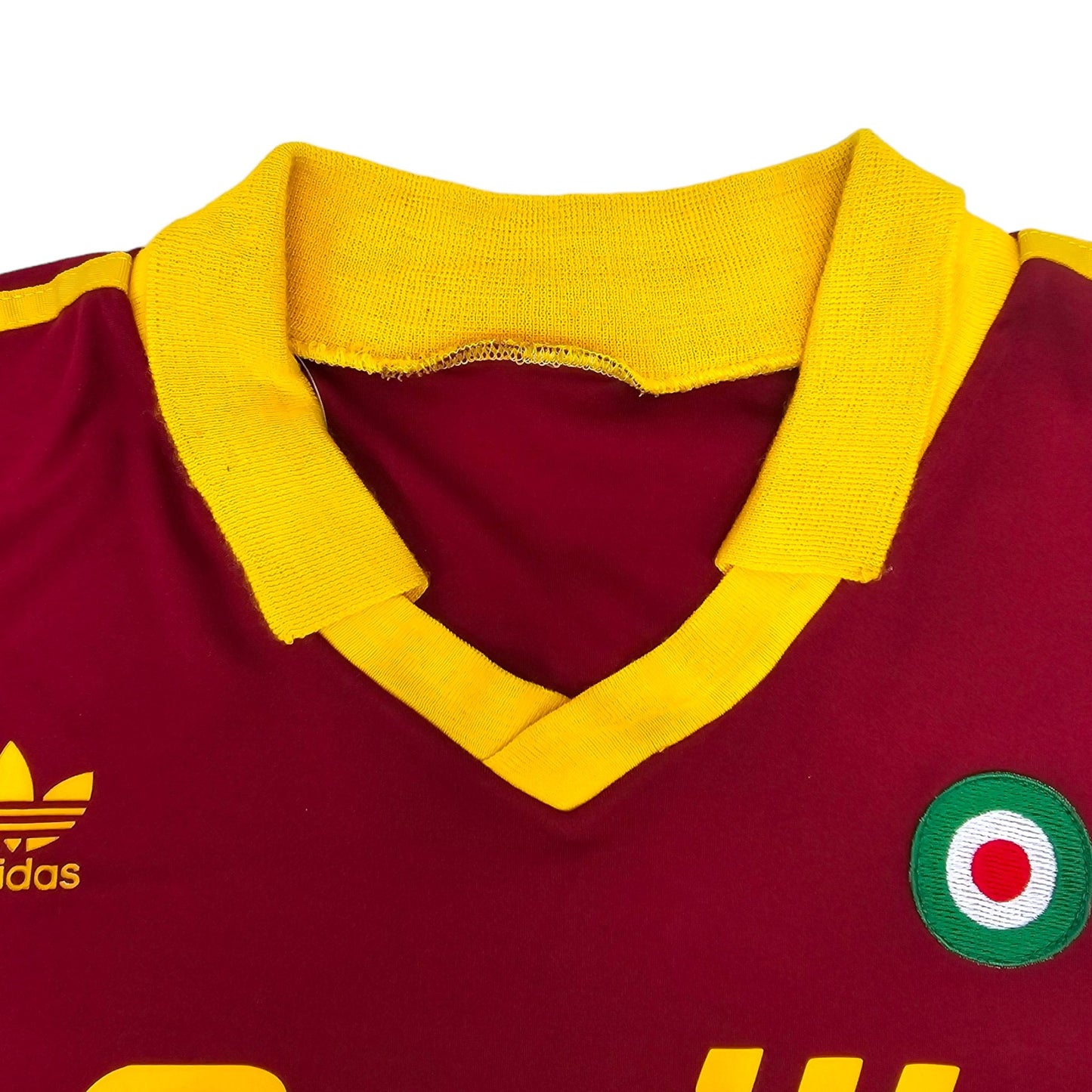 1991/92 Roma Home Football Shirt (XL) Adidas