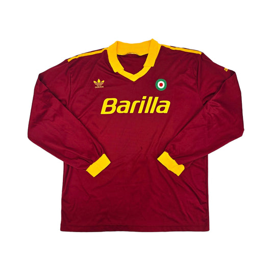 1991/92 Roma Home Football Shirt (XL) Adidas