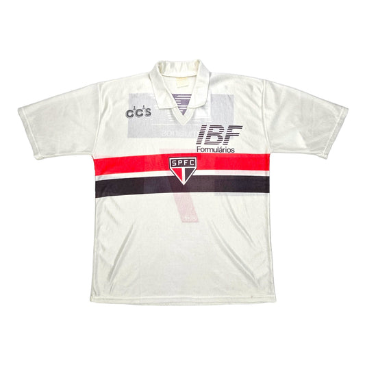 1991/92 Sao Paulo Home Football Shirt (M) CSS #7