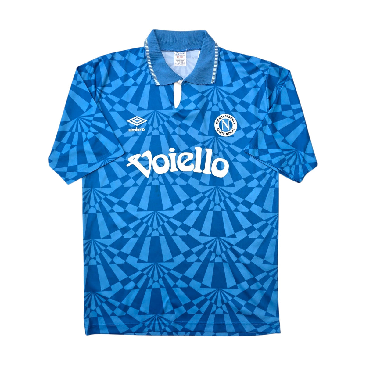 1991/93 Napoli Home Football Shirt (M) Umbro