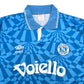 1991/93 Napoli Home Football Shirt (M) Umbro