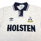 1991/93 Tottenham Hotspur Home Football Shirt (S) Umbro