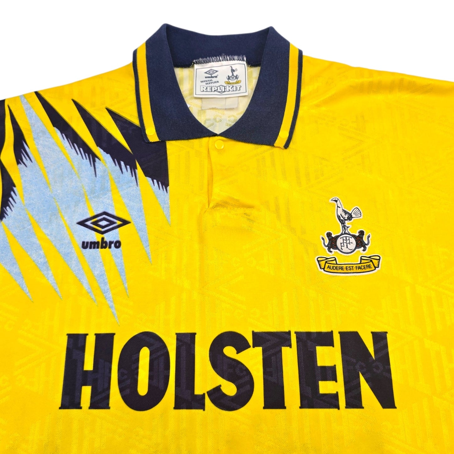 1991/95 Tottenham Hotspur Away Football Shirt (XL) Umbro #18 Klinsmann