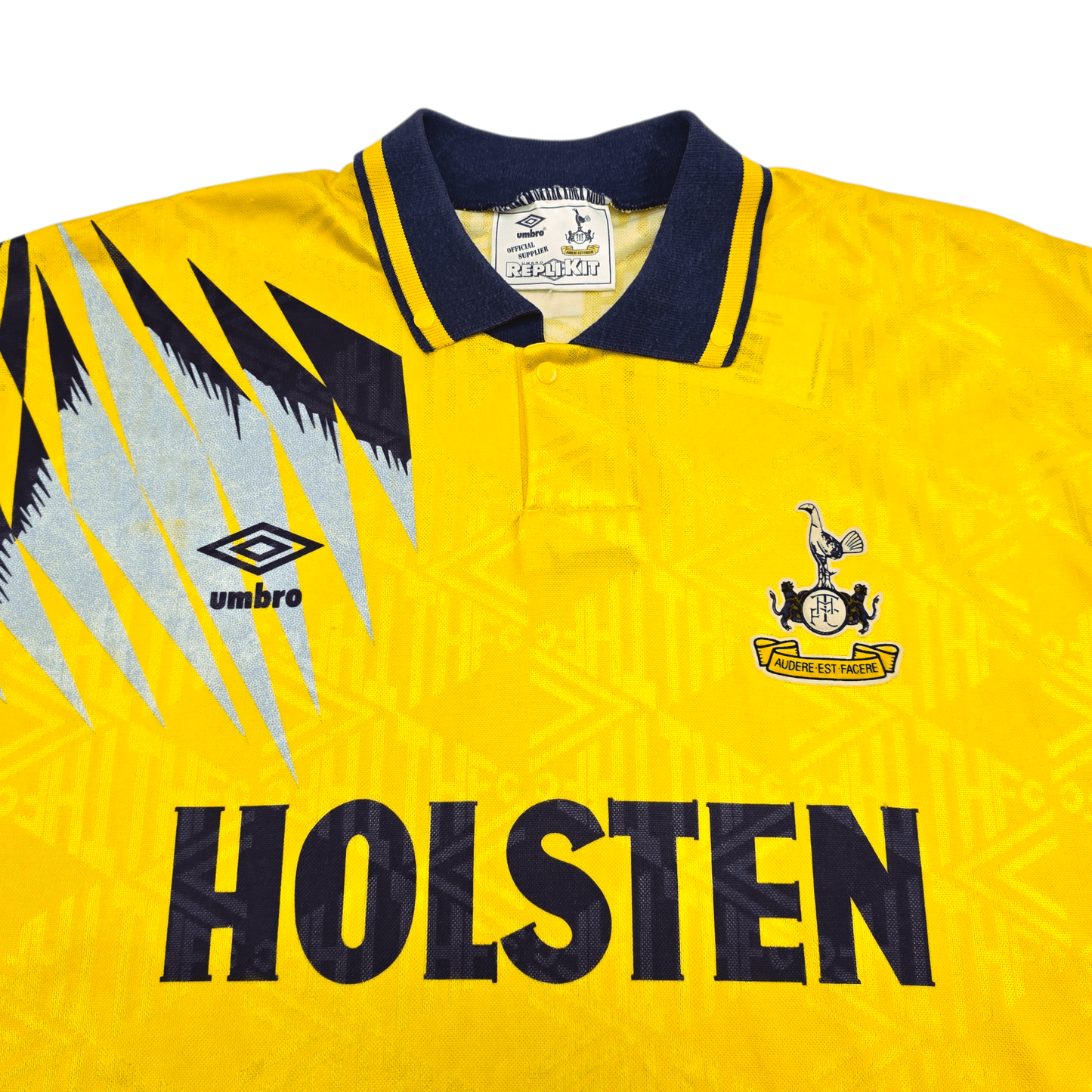 1991/95 Tottenham Hotspur Away Football Shirt (XL) Umbro