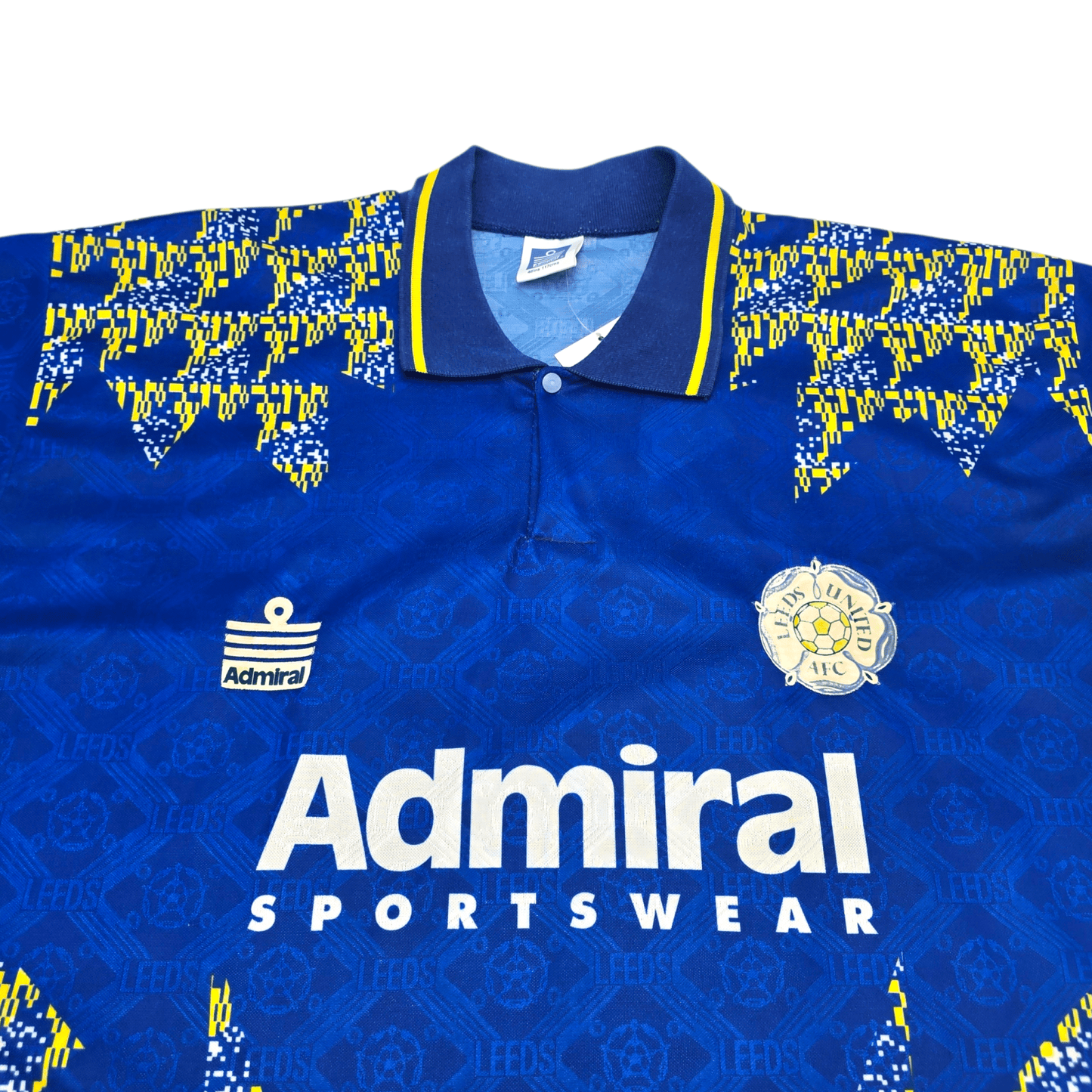 1992/93 Leeds United Away Football Shirt (XL) Admiral