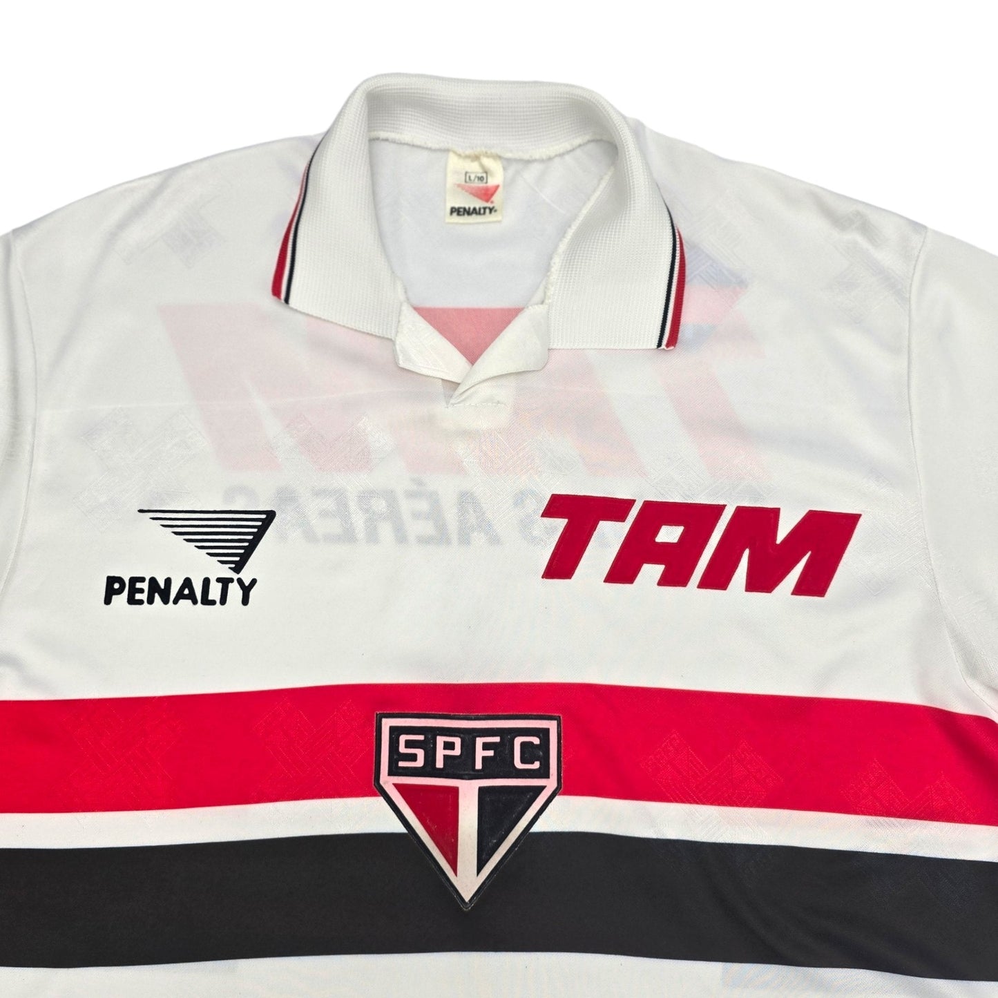 1992/93 Sao Paulo Home Football Shirt (L) Adidas