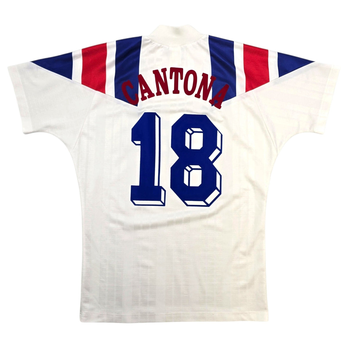 1992/94 France Away Football Shirt (S) Adidas #18 Cantona