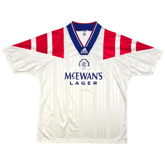 1992/94 Glasgow Rangers Away Football Shirt (L) Adidas