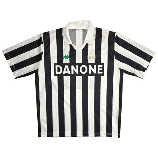 1992/94 Juventus Home Football Shirt (XL) Kappa #14 (Casiraghi) Matchworn