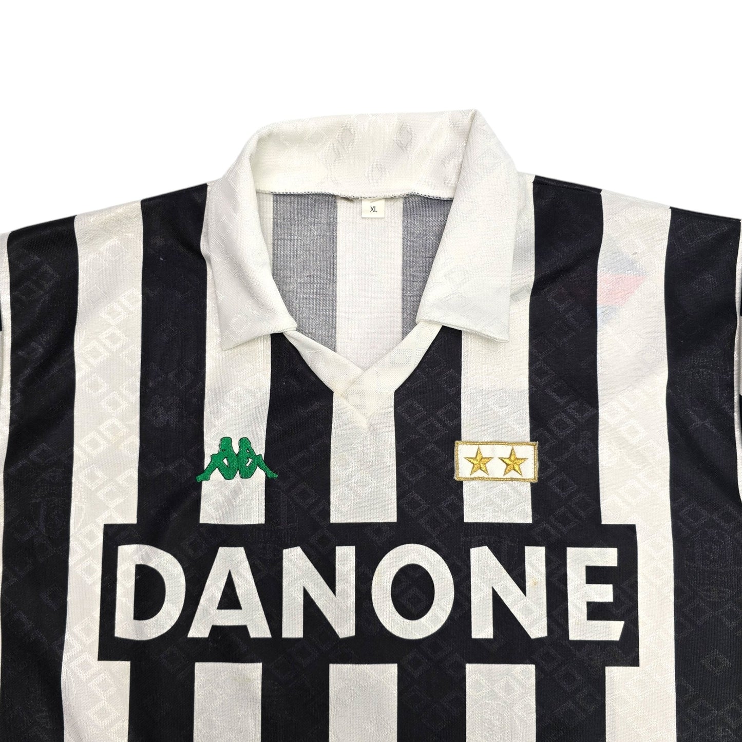 1992/94 Juventus Home Football Shirt (XL) Kappa #14 (Casiraghi) Matchworn