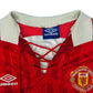 1992/94 Manchester United Home Football Shirt (L) Umbro