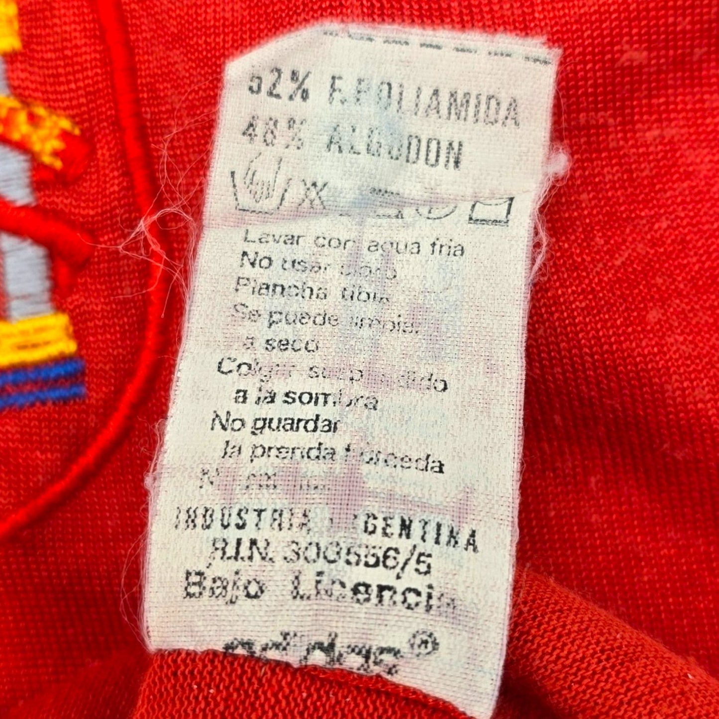 1992/94 Spain Home Football Shirt (M) Adidas
