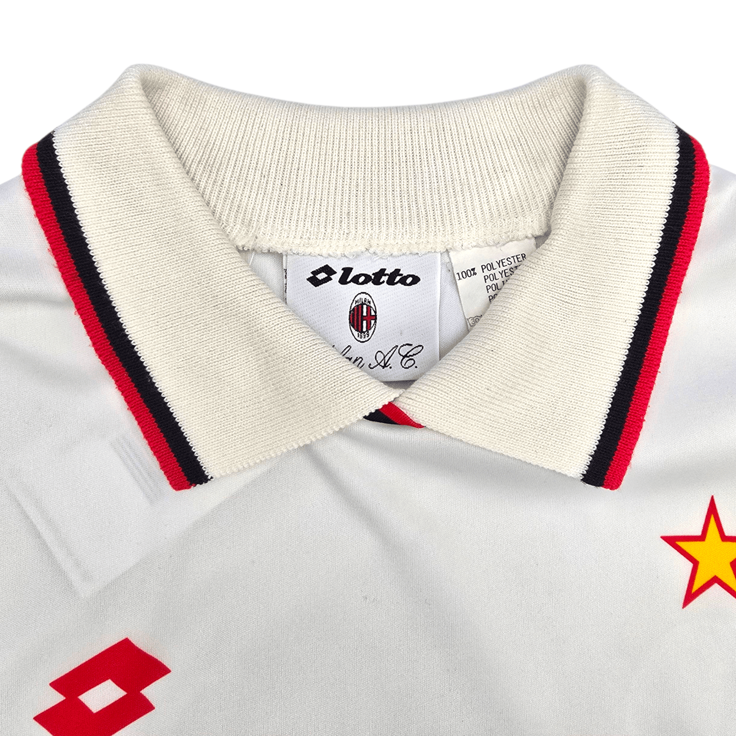 1993/94 AC Milan Away Football Shirt (M) Lotto #10 (Savicevic)
