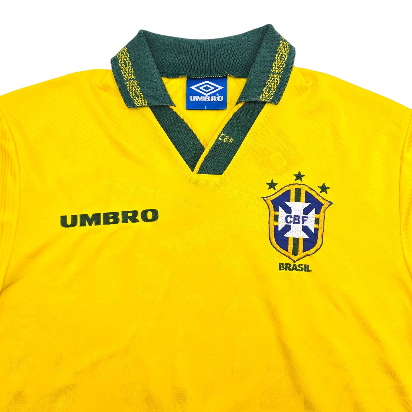 1993/94 Brazil Home Football Shirt (L) Umbro