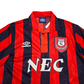 1993/94 Everton Away Football Shirt (M) Umbro #17 Limpar