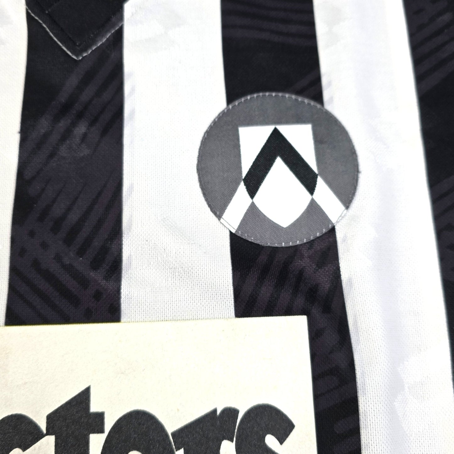 1993/94 Udinese Home Football Shirt (L) Lotto #2 (Pellegrini) Matchworn