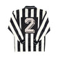 1993/94 Udinese Home Football Shirt (L) Lotto #2 (Pellegrini) Matchworn