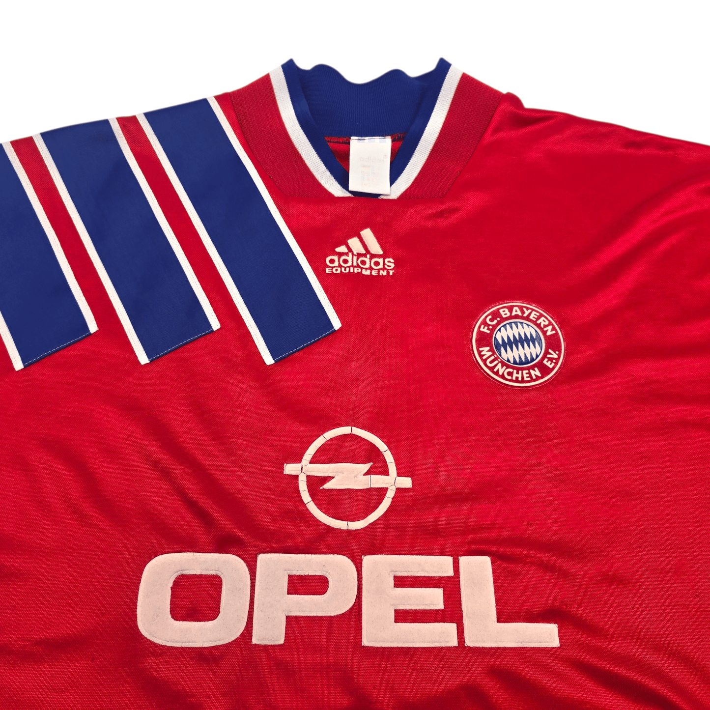 1993/95 Bayern Munich Home Football Shirt (M) Adidas #9 (Papin)