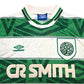 1993/95 Celtic Home Football Shirt (L) Umbro