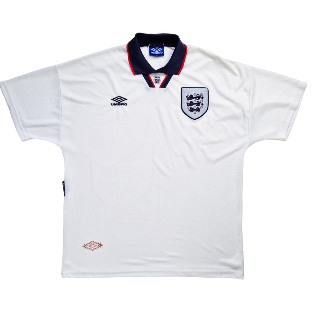 1993/95 England Home Football Shirt (XL) Umbro