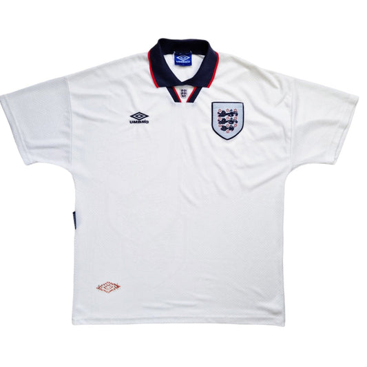1993/95 England Home Football Shirt (XL) Umbro