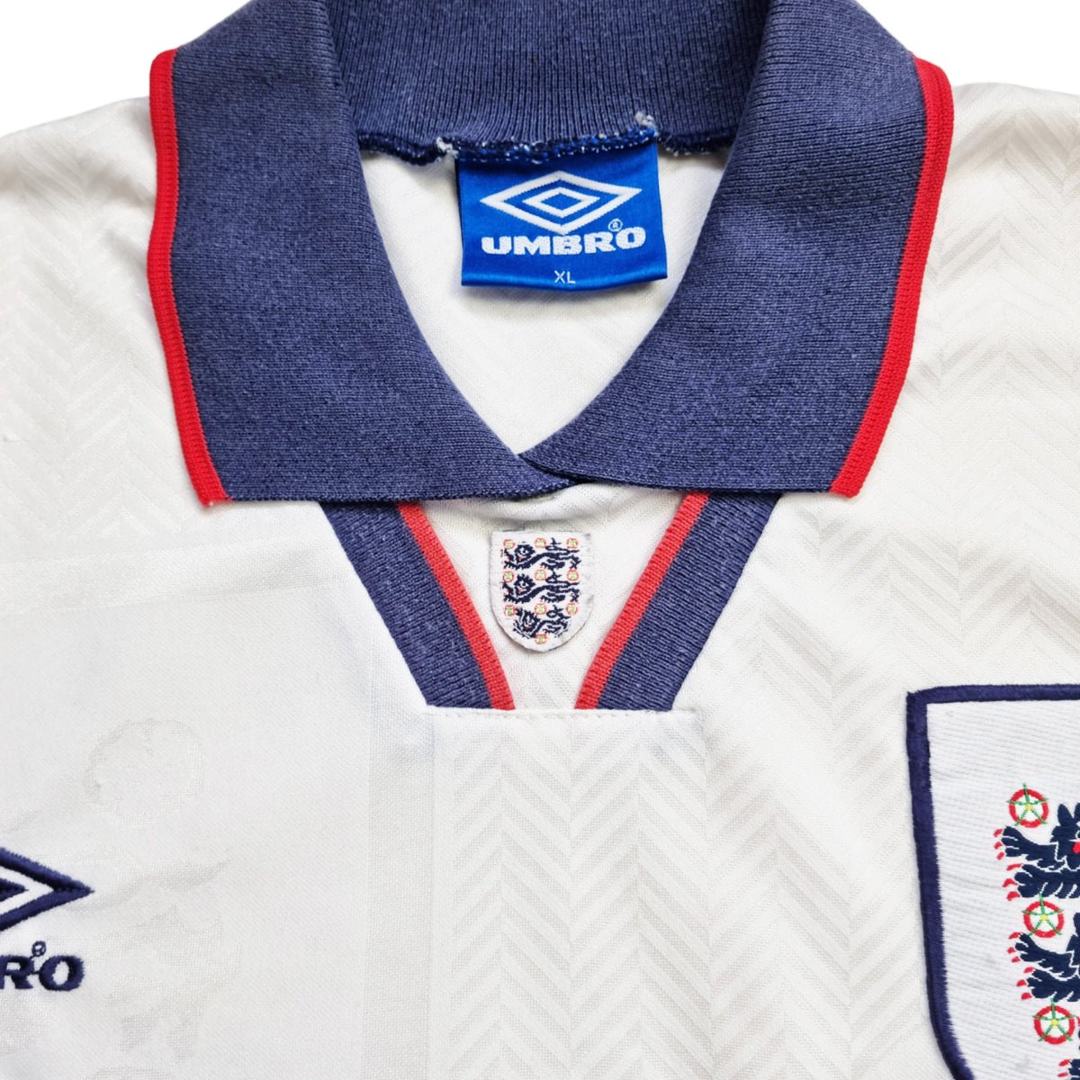 1993/95 England Home Football Shirt (XL) Umbro