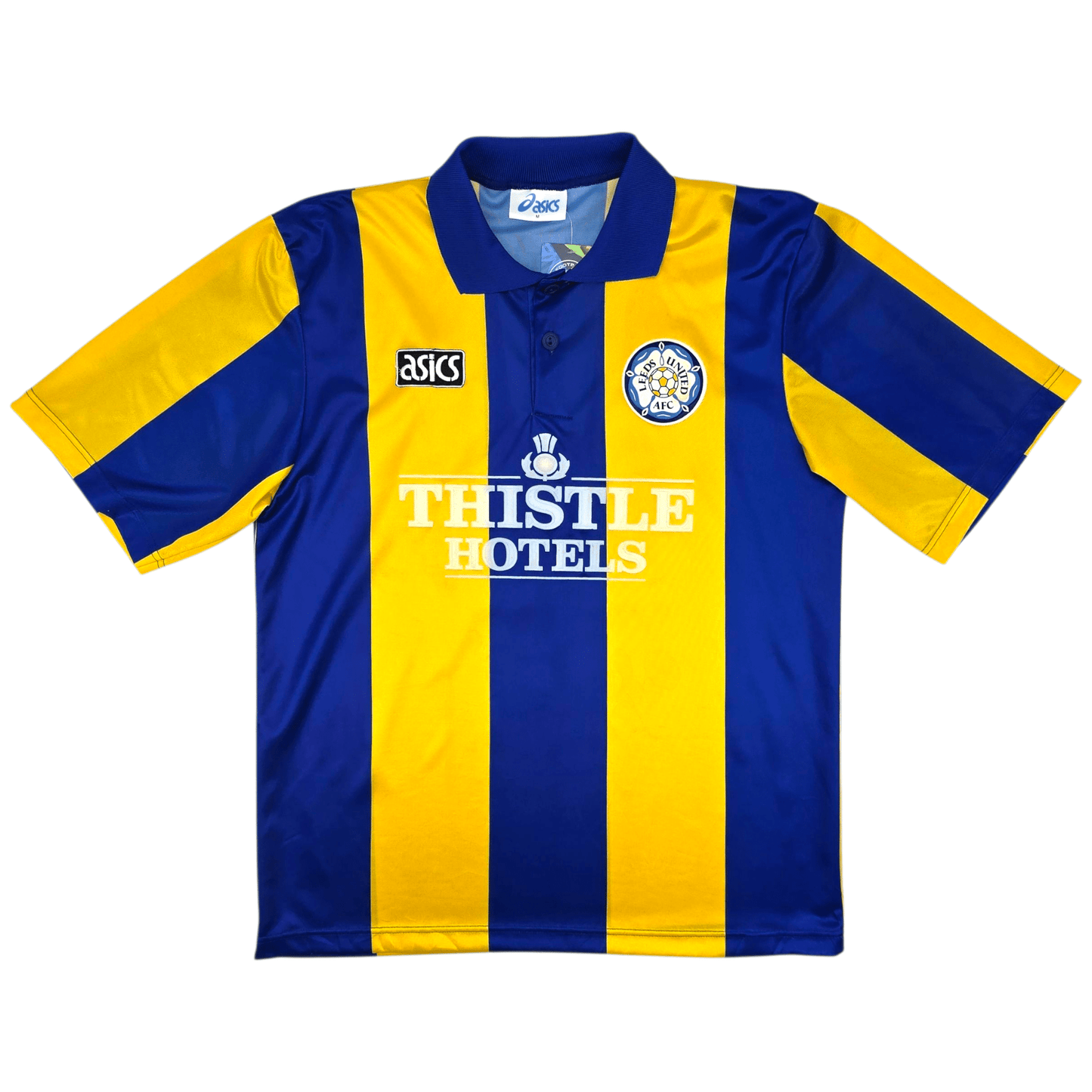 1993/95 Leeds United Away Football Shirt (M) Asics #11 Speed