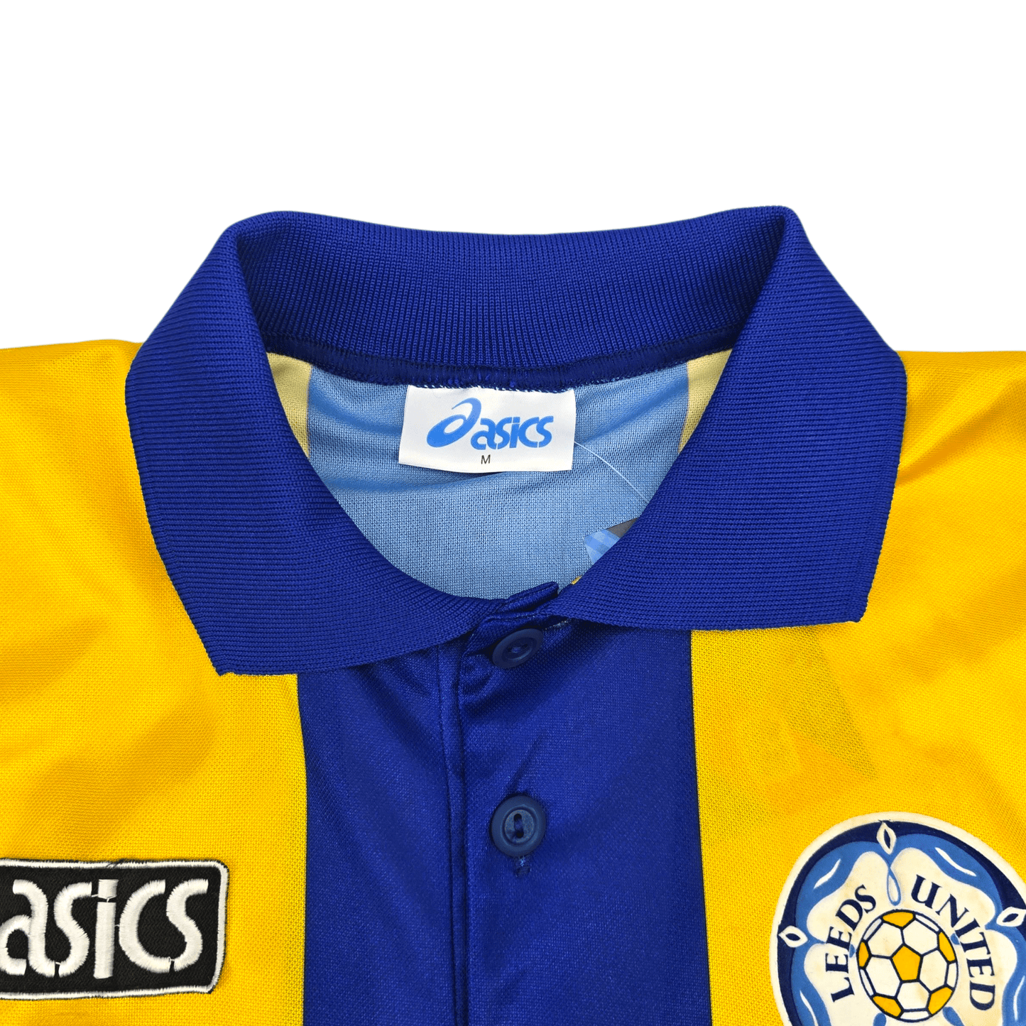 1993/95 Leeds United Away Football Shirt (M) Asics #11 Speed