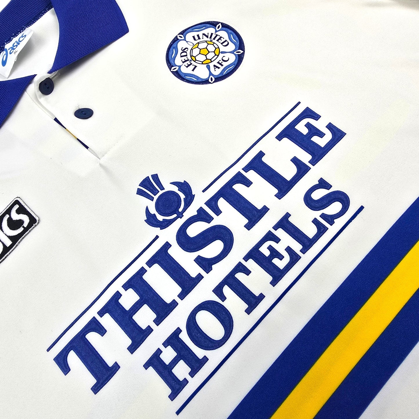 1993/95 Leeds United Home Football Shirt (XL) Asics