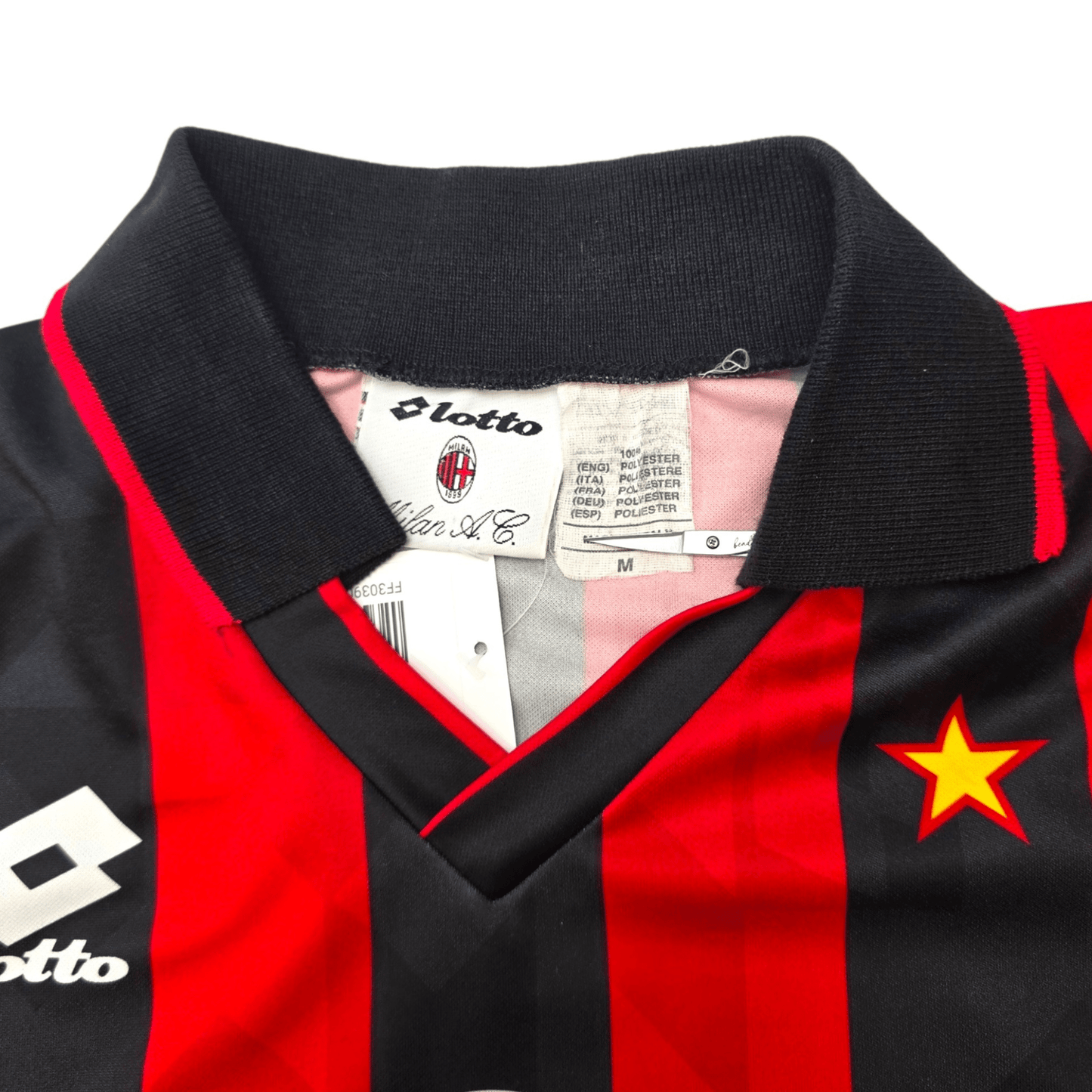 1994/95 AC Milan Home Football Shirt (M) Lotto