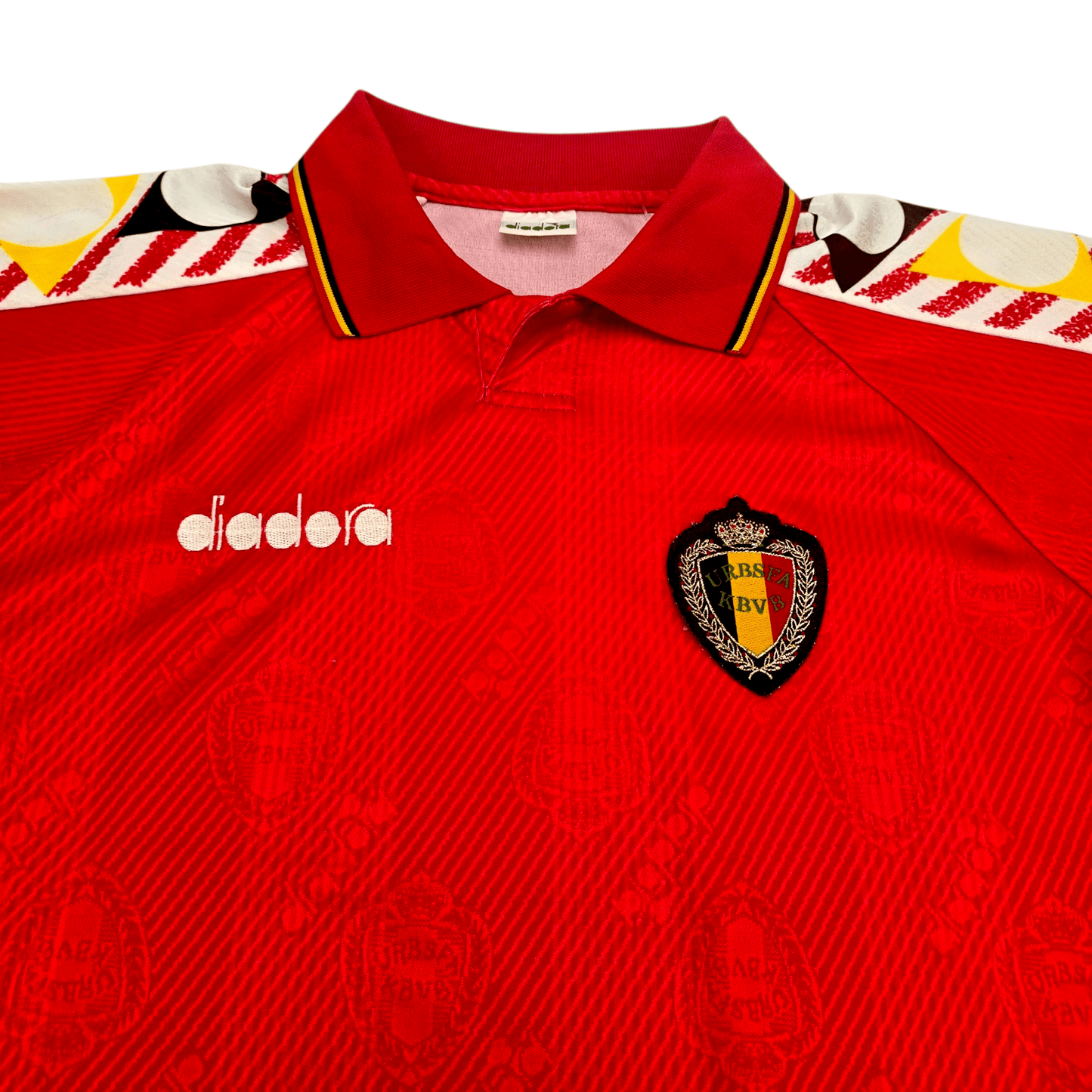1994/95 Belgium Home Football Shirt (M) Diadora