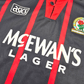 1994/95 Blackburn Rovers Away Football Shirt (L) Asics #9 Shearer