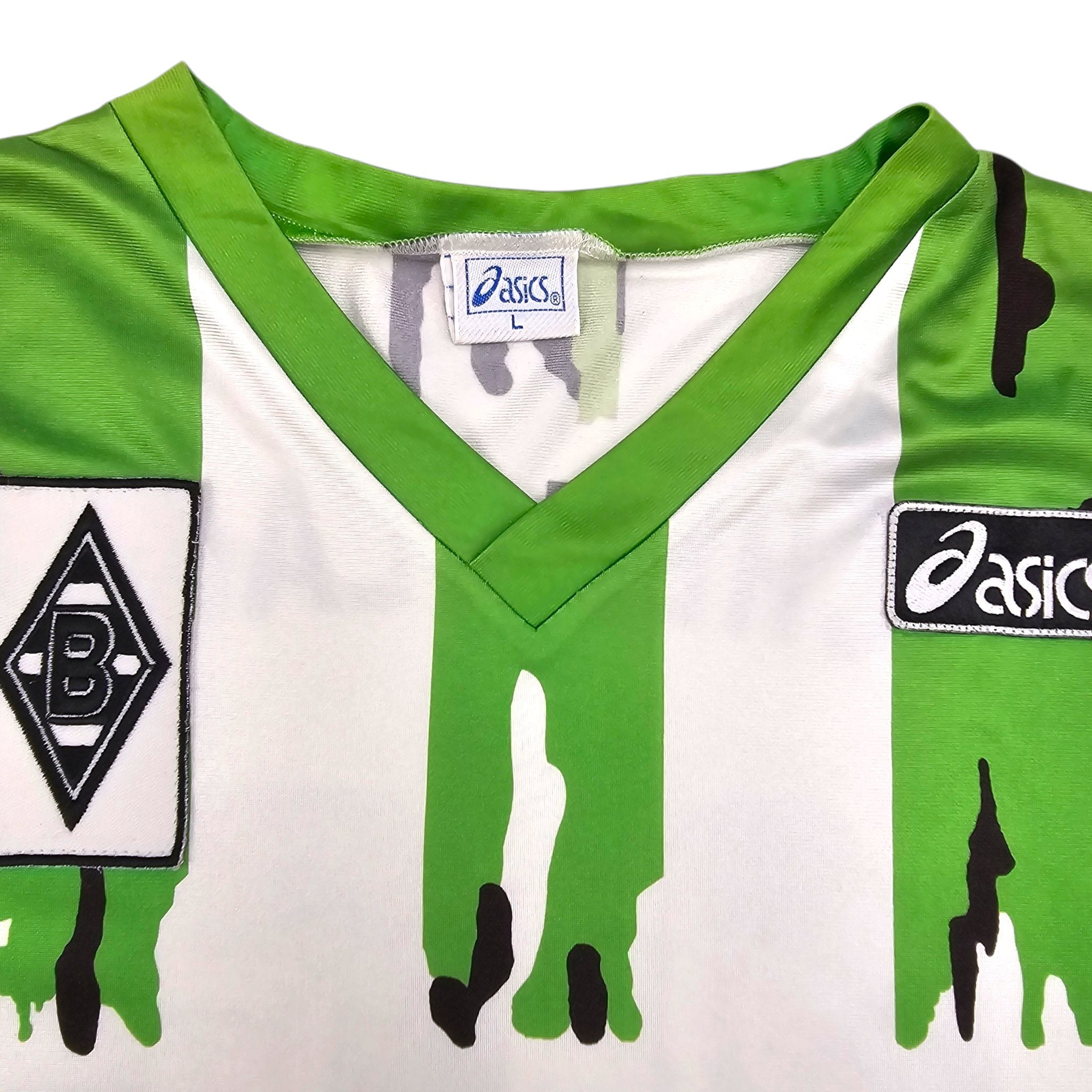 1994/95 Borussia Monchengladbach Home Football Shirt (L) Asics #10