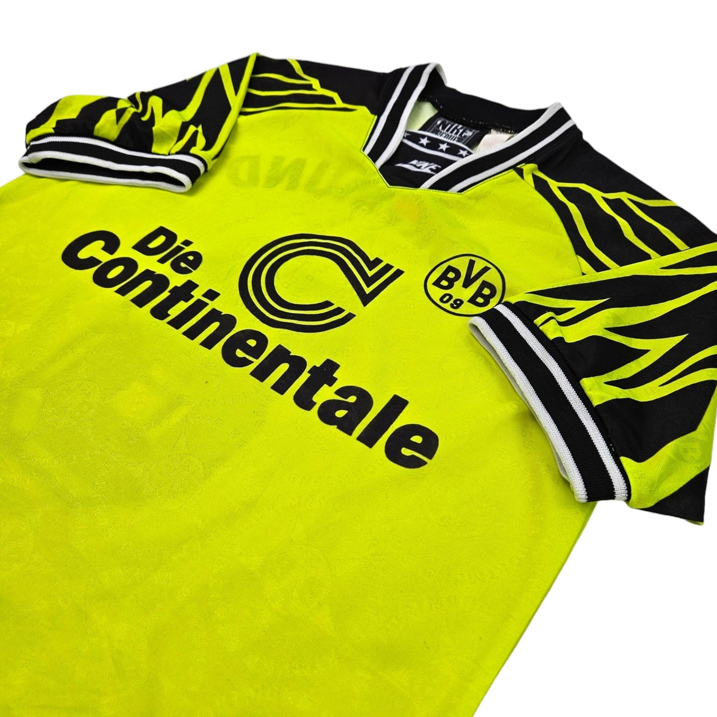 1994/95 Dortmund Home Football Shirt (S) Nike #8 (Signed by Michael Zorc)
